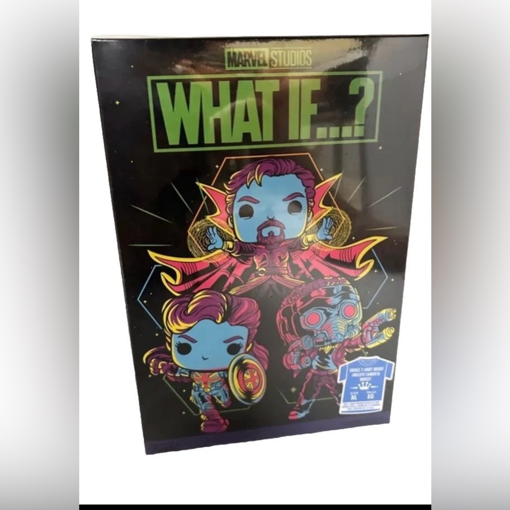 Men's Funko Marvel What If T-Shirt XL Black Limited Edition Tee